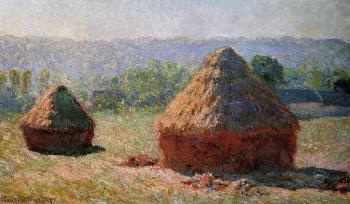Claude Oscar Monet : Grainstacks at the End of Summer, Morning Effect